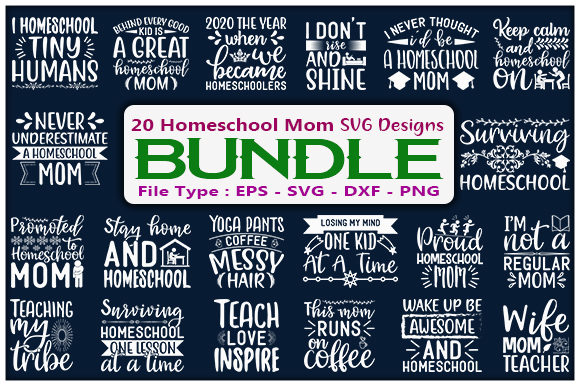 Download Homeschool Mom Design Bundle - Home Collection