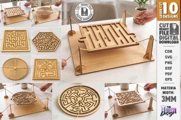 Download Labyrinth Balance Board Games Laser Set - Game Collection