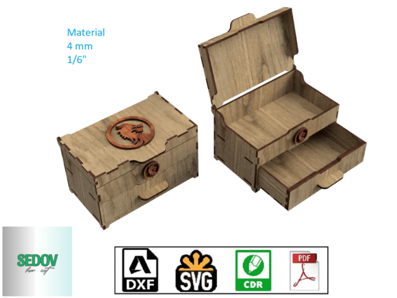 Download Laser Cut Board Games Box or Jewelry Box - Game Collection