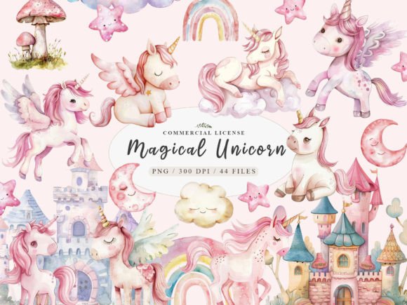 Download Unicorn Watercolor Clipart, Unicorn PNG - Unicorn Collection