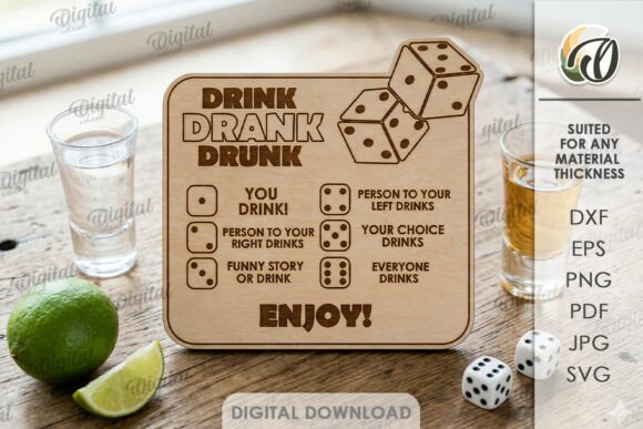 Download Drinking Game Laser Cut - Game Collection