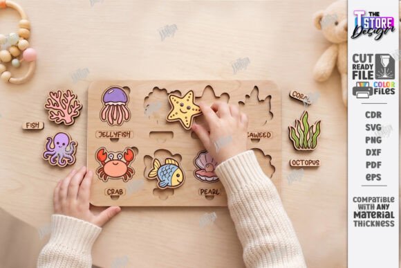 Download Montessori Kids Puzzle Laser Cut | Games - Game Collection